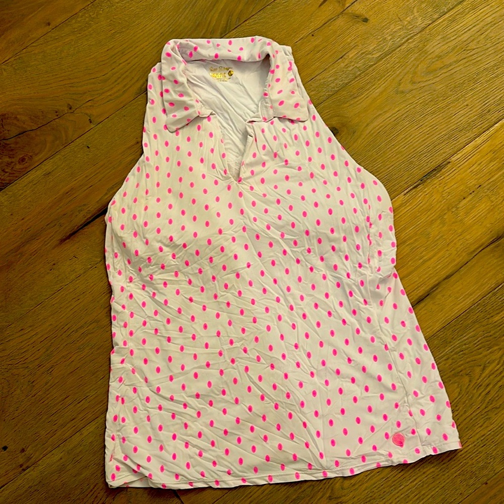 Lilly Pulitzer halter top with built in padded bra